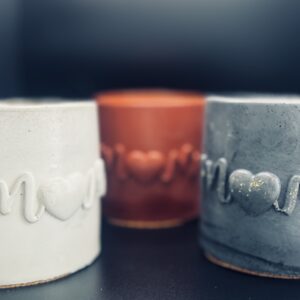 MOM Concrete Jar